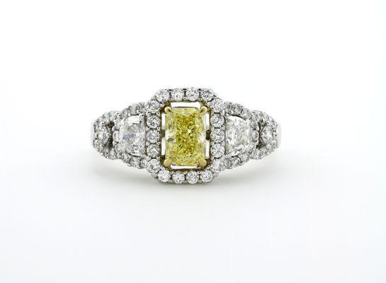 This yellow diamond ring would be the perfect anniversary gift!