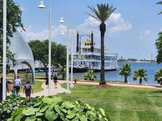 The Paddlewheel boat