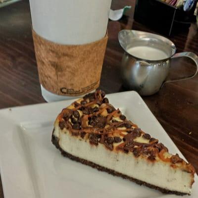 Coffee & cheesecake - delicious !