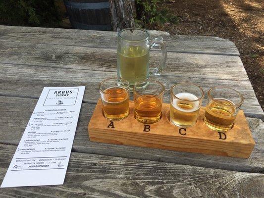 Cider flight