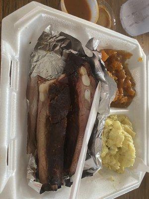 Out of this world BBQ smoked ribs