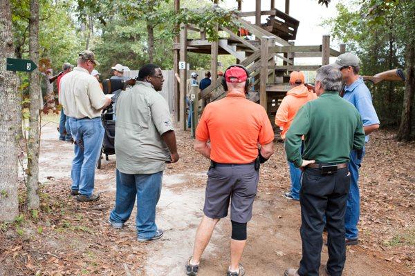 Let us handle your next event. We do charity and customer appreciation shoots on our Sporting Clay course.