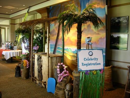 Beach Motif & Tiki Event Props