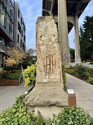 11.30.24 a piece of the Berlin Wall to commemorate the role of Seattle and Boeing's C-47 in the Berlin Airlift of 1948