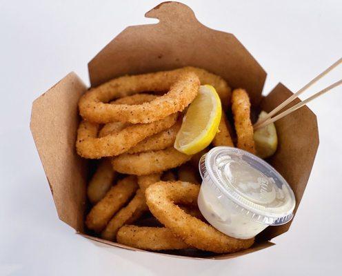 Fried Calamari... tender and delicious!