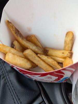 Dark fries