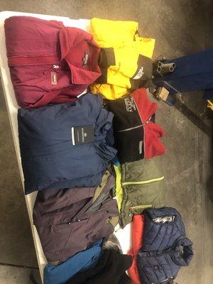 We received a bunch of great coats for this year's coat drive.