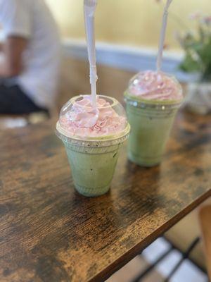 Strawberry matcha - recommended by Gianna!