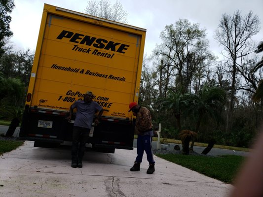 DG Moving: They rented a Penske truck-don't own a truck! No packing materials(contracted service), damaged several  property pieces.