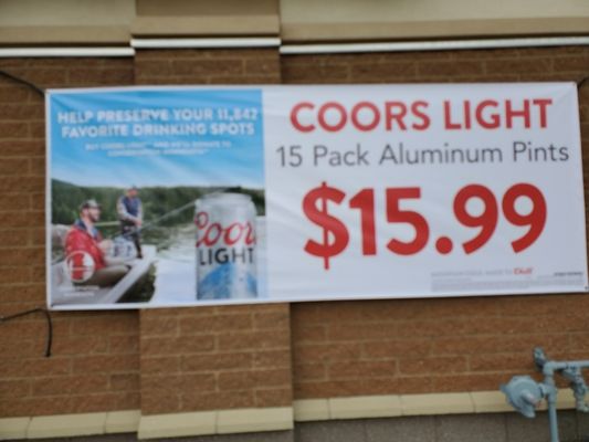 Coors light sale