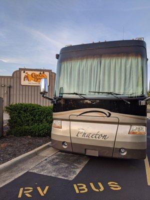 Boondocking at cracker barrel