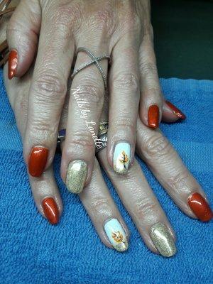 Fall nails with CND Shellac