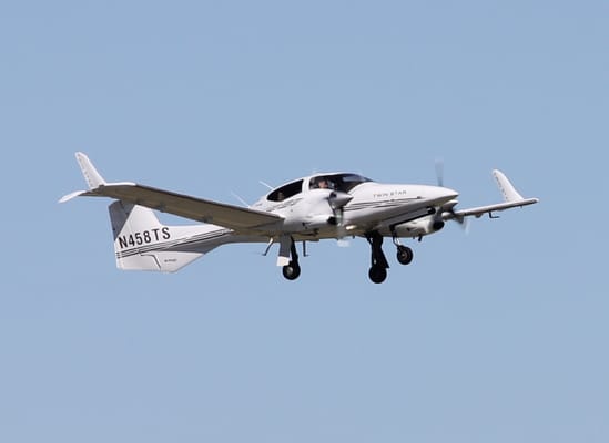 DA42 in flight...