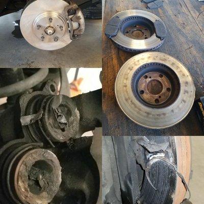 Complete brake pads and rotors installed *$249.00
*Most cars