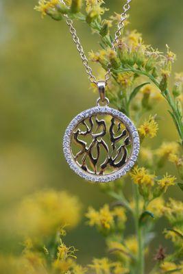 Shema Yisrael pendant actually made in Jerusalem designed by I. Riess