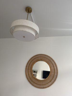 Light fixture and mirror mounting in 2 minutes