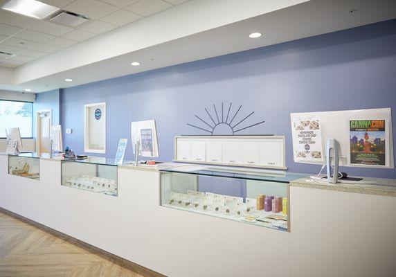 Bask dispensary counter