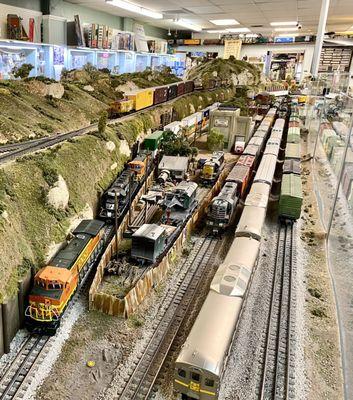 Other side of the huge O gauge layout