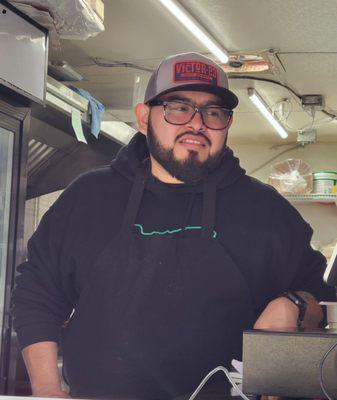 Manny, the owner and chef