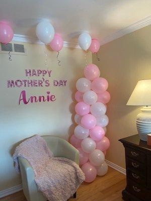 Celebrating Mother's Day with our Queen Annie!