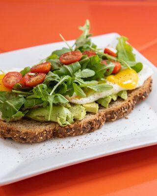 Avocado toast with egg