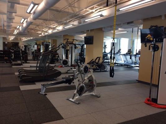 Brand new gym.