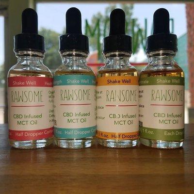 CBD Oils Rawsome  Now At Trees Bodyworks