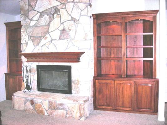 Book Cases & Mantle