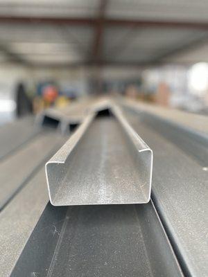 Galvanized C-Purlin 16ga Available all day everyday!