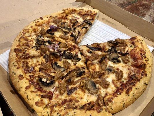 Large 3-topping deal $10