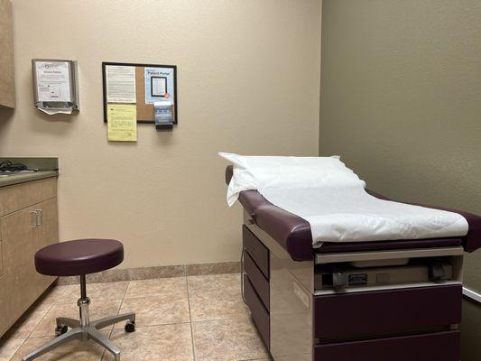 New patient room