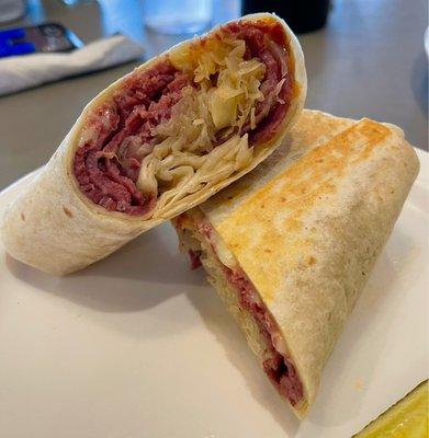 Reuben wrap.  Very nice.