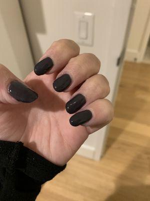 The worst powder gel manicure of my entire life