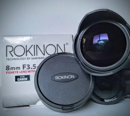 Elite Brands Products Rokinon 8mm F3.5 HD Fisheye Lenses are terrific!