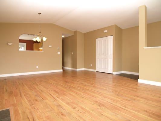 Fort Washington, MD. After picture. PPLLC primed and painted the interior of the home.