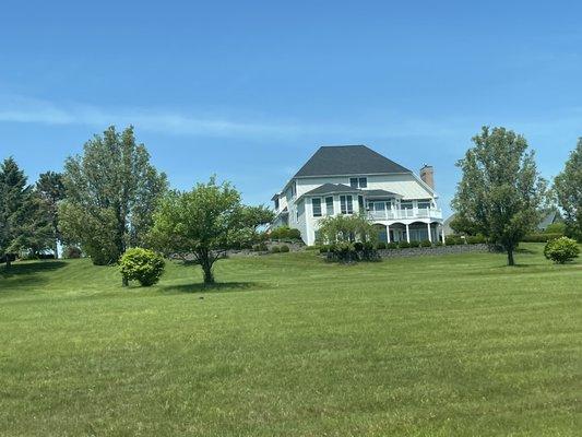 A gorgeous lake front property