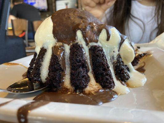 Lava cake is huge