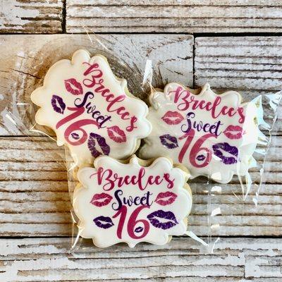 Sweet 16 cookies!