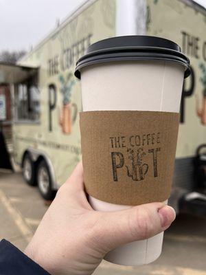 Hot chocolate from The Coffee Pot.