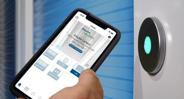 Storage Units completely accessible through your smartphone