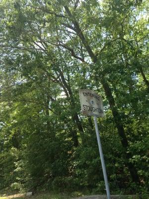 Town Of Stoughton -- Entering Stoughton, Route 138 - Washington St., Stoughton