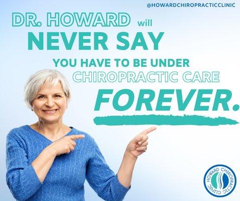 Dr. Howard is not your average chiropractor! She wants you to get back to living a pain free life FAST!