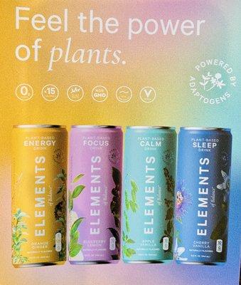 Elements of Balance-Now Available at Harbor Greens! Plant Based, Organic, No Sugar, Powered by Adaptogens!