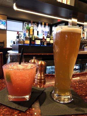 Margarita and ipa