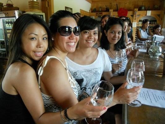 Horseback riding and wine tasting