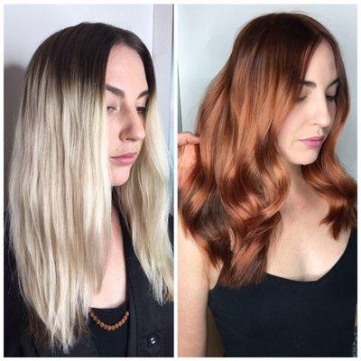 Blonde to Copper by Austin Senior