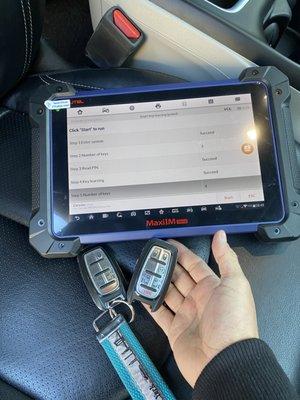 2022 Chrysler Pacifica key fob duplication