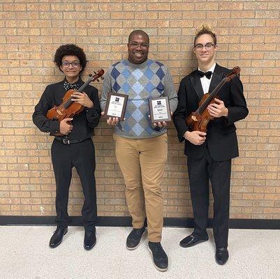 Our Students that made region orchestra!!!