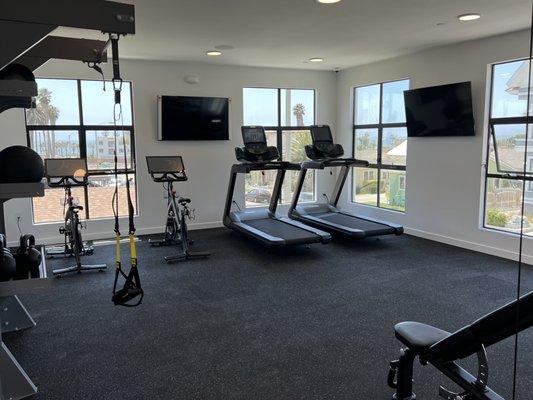 Fitness Center With Ocean Views