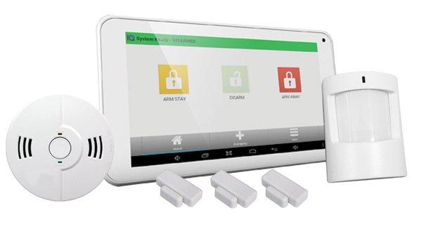 Our Home Automation Package features 1 Qolsys IQ2 Panel, 3 Door/Window Contacts, 1 Motion Detector, and a FREE Smoke Detector